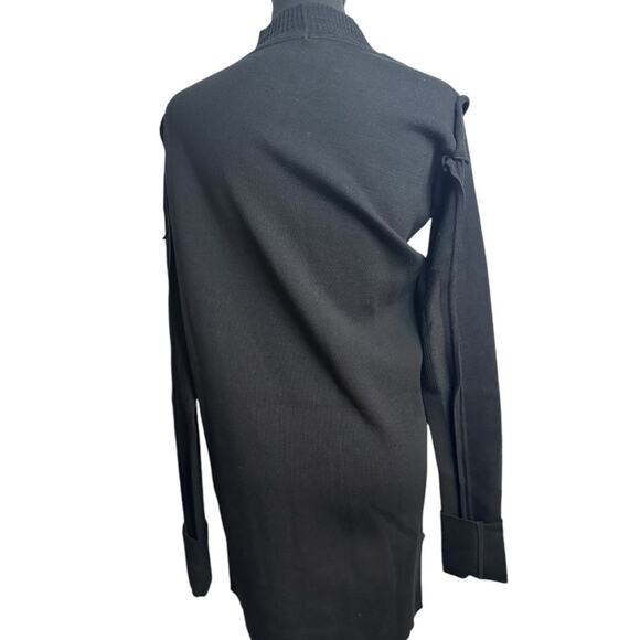 Rick Owens Subhuman Pullover Dress Black FW17 size XS Virgin Wool Knit - Picture 12 of 15